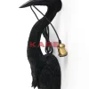 New Wandleuchte Animal Heron Schwarz 26X62Cm Wandleuchten