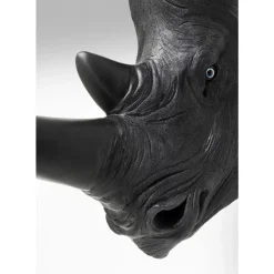 Online Wandobjekt Rhino Head Antique Schwarz Bilder