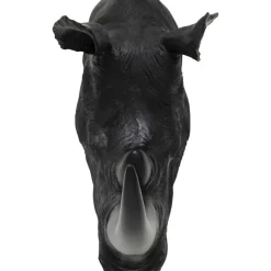 Online Wandobjekt Rhino Head Antique Schwarz Bilder