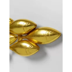 Discount Wandobjekt School Of Tuna Gold 181X41Cm Bilder