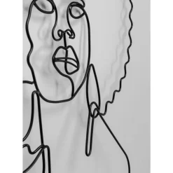 Sale Wandobjekt Wire African Woman 50X57Cm Bilder