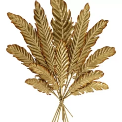 Clearance Wandschmuck Leaf Bouquet Gold Bilder