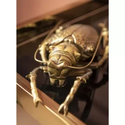 Wandschmuck Longicorn Beetle Gold Bilder