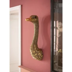 Hot Wandschmuck Ostrich Gold Bilder