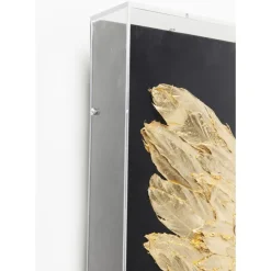 Hot Wandschmuck Wings Gold Black 120X120Cm Bilder