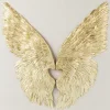 Outlet Wandschmuck Wings Gold-Weis 120X120Cm Bilder