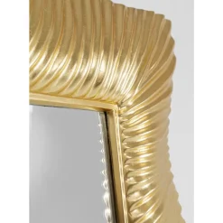 Outlet Wandspiegel Wavy Brass 94X124Cm Spiegel