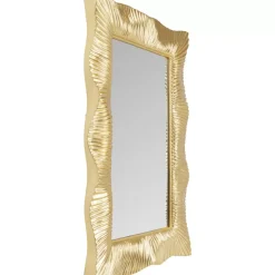 Outlet Wandspiegel Wavy Brass 94X124Cm Spiegel