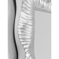 Wandspiegel Wavy Silber 94X124Cm Spiegel