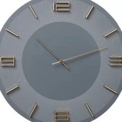 Best Wanduhr Leonardo Grau/Gold Uhren