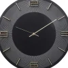 New Wanduhr Leonardo Schwarz/Gold 50 Uhren