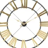 Hot Wanduhr Nevio Brass O95Cm Uhren