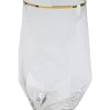 Wasserglas Diamond Gold Rim Geschirr & Tischaccessoires