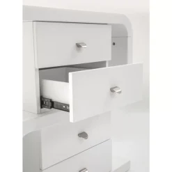 New White Club Schreibtisch Snake 150X70Cm Tische