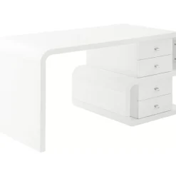 New White Club Schreibtisch Snake 150X70Cm Tische