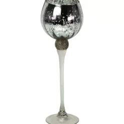 Sale Windlicht Zeus Mit Strass,Silber Kerzenständer & Laternen