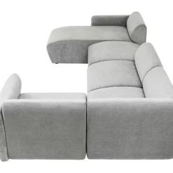 Outlet Wohnlandschaft 2 Lucca Grau Links 328Cm Sofas & Couches