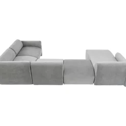 Outlet Wohnlandschaft 2 Lucca Grau Links 328Cm Sofas & Couches