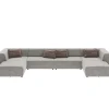 Best Wohnlandschaft Infinity Malibu Grau 434Cm Sofas & Couches