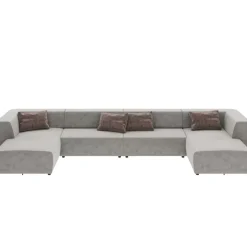 Best Wohnlandschaft Infinity Malibu Grau 434Cm Sofas & Couches